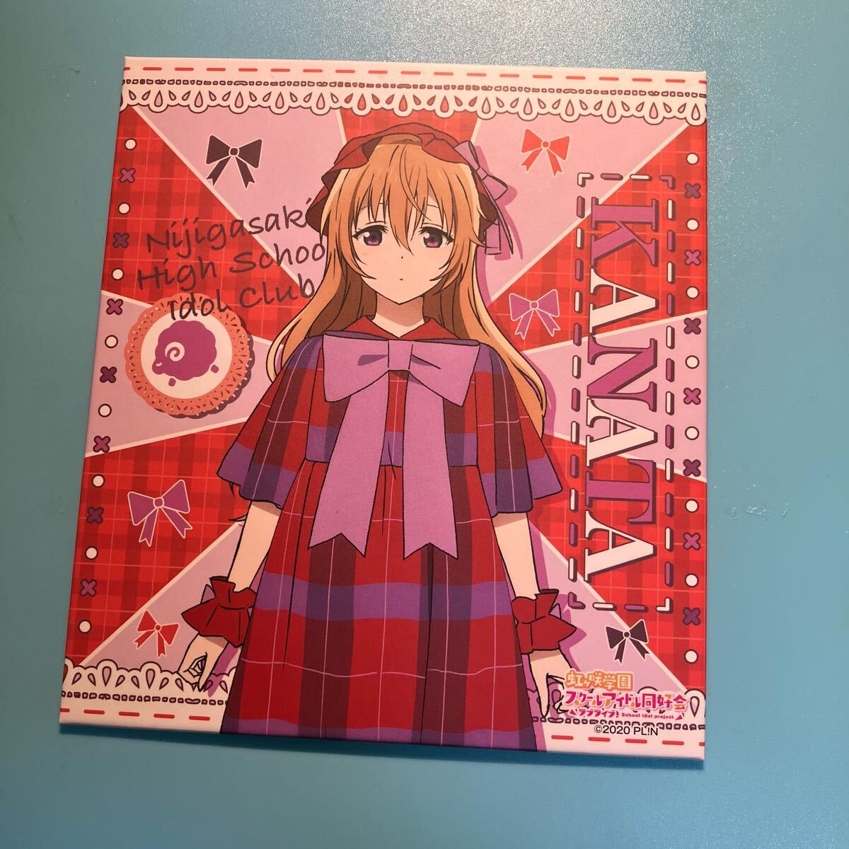 近江彼方 15【ラブライブ 虹ヶ咲スクールアイドル同好会】Gigoコラボカフェ セガコラボカフェ 色紙 拍卖