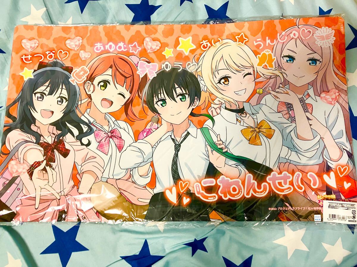 上原歩夢 高咲侑 優木せつ菜 宮下愛 鐘嵐珠【ラブライブ!虹ヶ咲学園スクールアイドル同好会】 新宿 マルイ ギャル 制服 ラバーマット拍卖