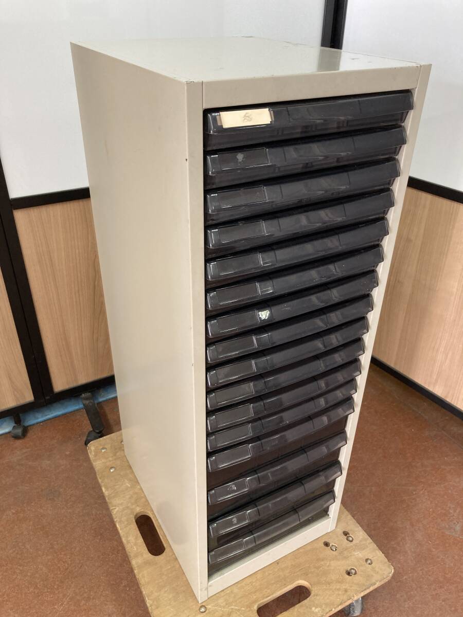 A4レターケース 浅型深型コンビ 320X400X880 キャビネット 事務所 書類保管 棚 部品入れ拍卖