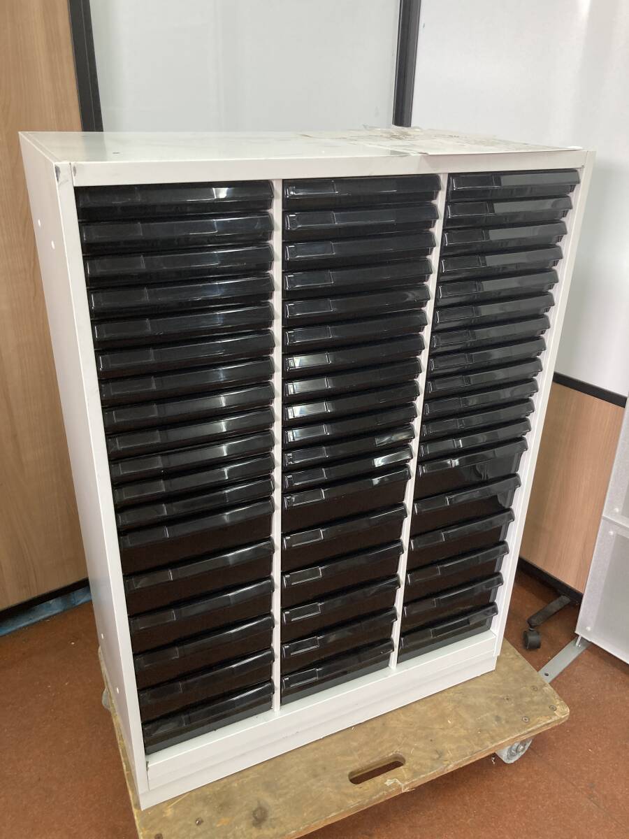 ウチダ A4レターケース 浅型深型コンビ 800X400X1100 ホワイト 中古 事務機器 福岡 筑豊 引き取り歓迎拍卖