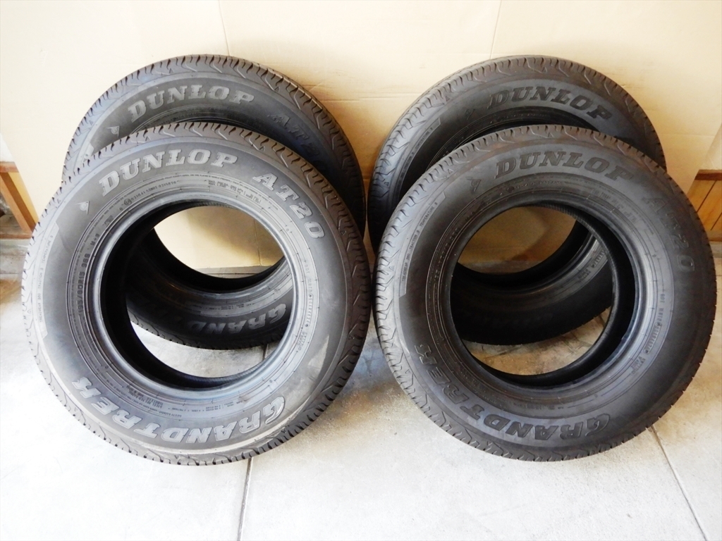 即決!ダンロップ グラントレック GRANDTREK AT20 195/80R15 2024年 4本セット JB74W ジムニーシエラ 新車外し!拍卖