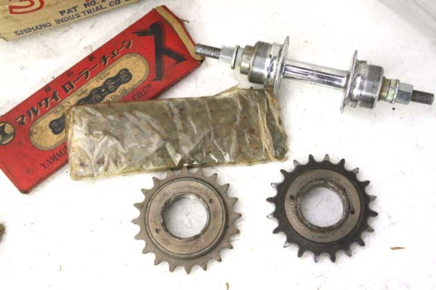 50s山口自転車ハブ,ギア,チェーン BS片倉丸石ツバメ富士ツノダ宮田ゼブラ光ダグラスセキネ川村BS野澤ナショナル自転車覇王バイクジュピター拍卖
