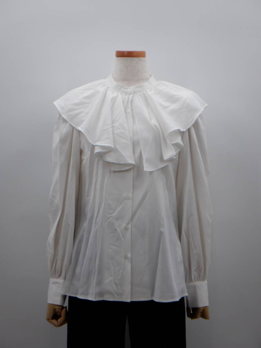 【新品】【INGNI イング】BIGフリルカラーブラウス/オフホワイト【同梱可能】【トップス】【ブラウス】拍卖