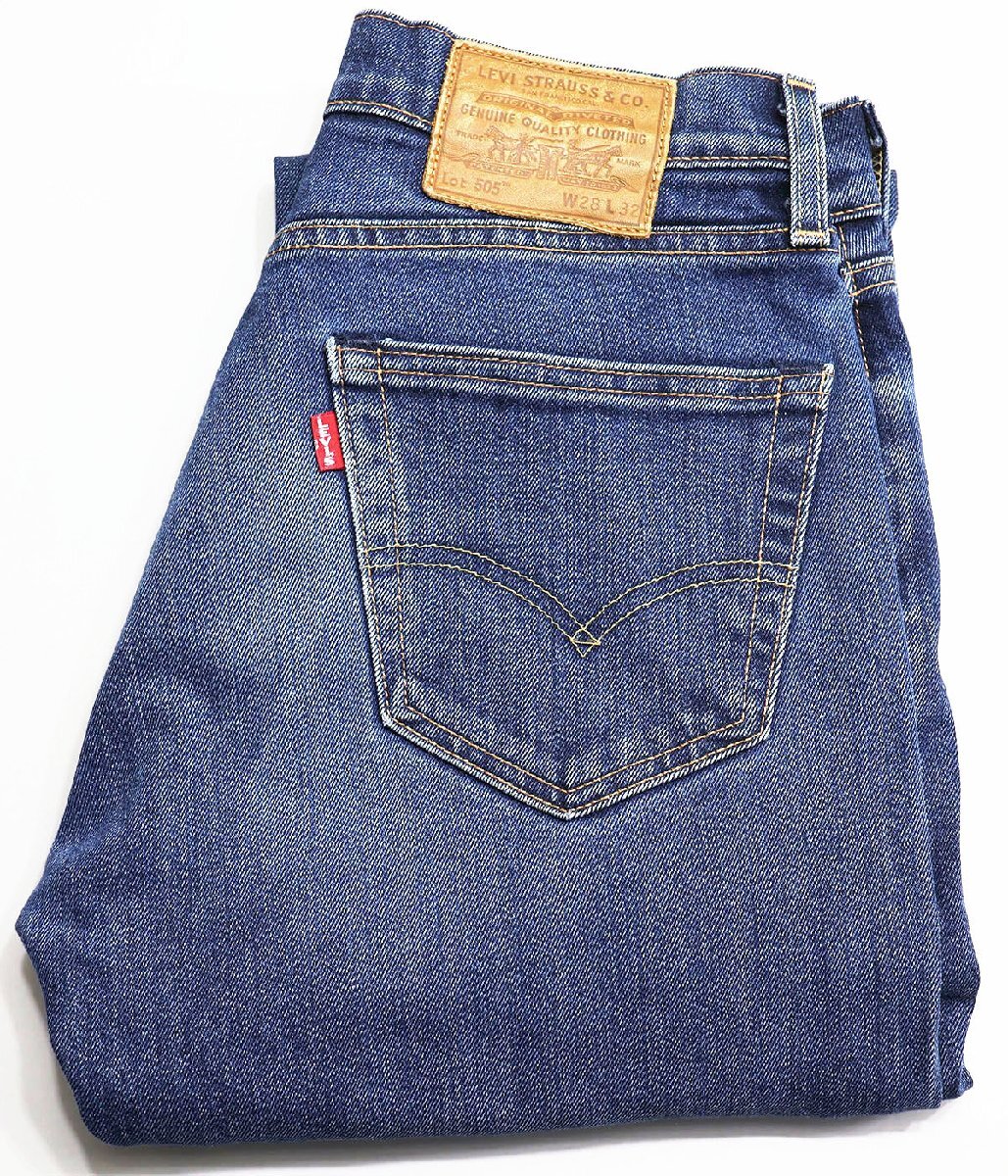 LEVI'S PREMIUM (リーバイス) Lot 505 REGULAR FIT - WARM / レギュラーフィット ウォームストレッチデニムパンツ 00505-1839 w28拍卖