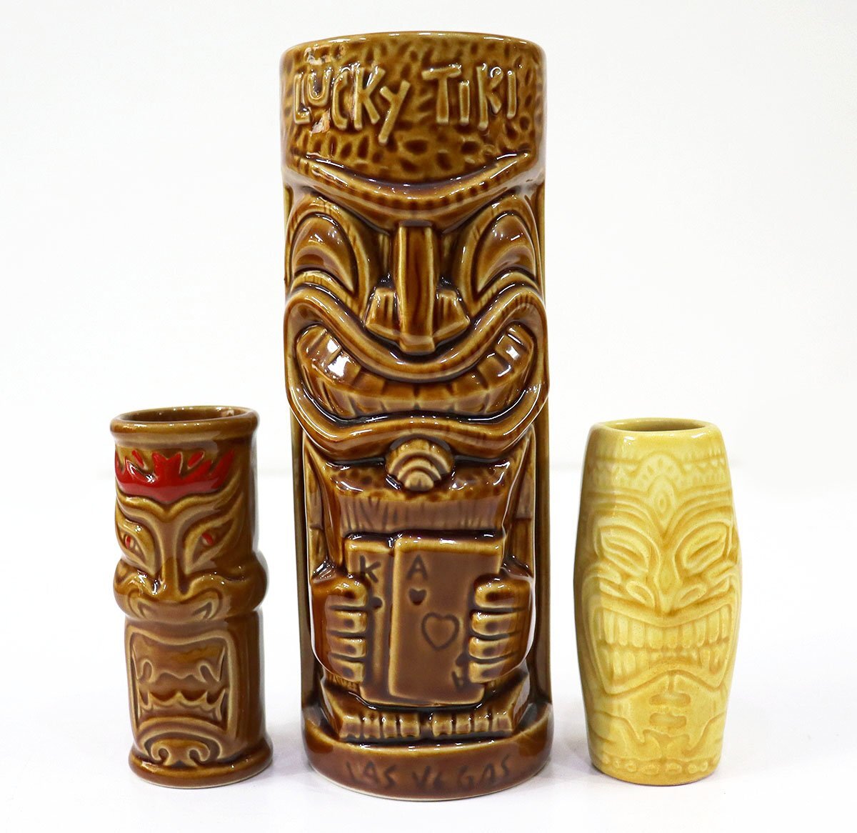TIKI FARM (ティキファーム) TIKI MUG 3P SET / ティキマグ 3点セット / マグカップ / ショット / ハワイアン / 雑貨 /【I】拍卖