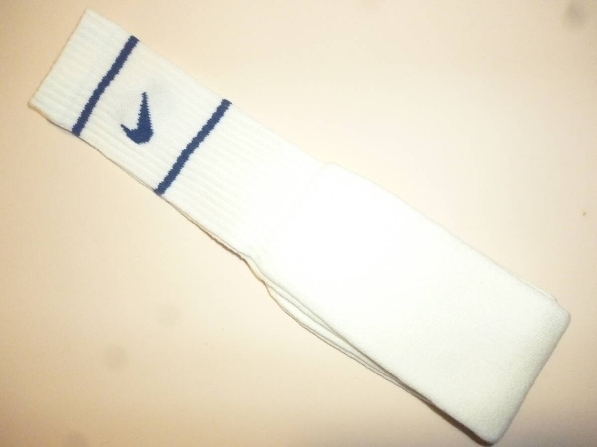 希少 特大フリーサイズ ナイキ NIKE 青ライン バスケ ハイソックス バッソク チューブソックス 送料無料 拍卖
