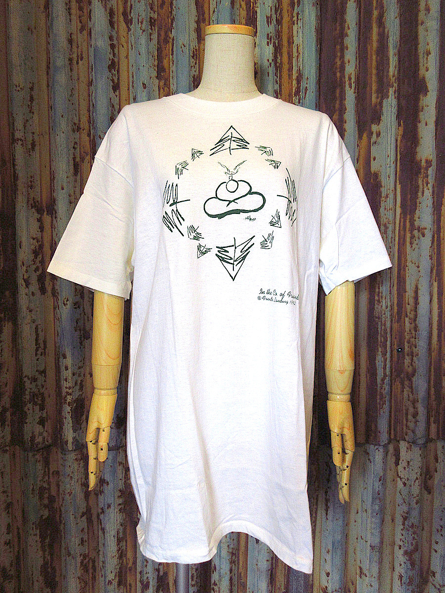 ビンテージ90’s●DEADSTOCK Friends LandingアートプリントTシャツ白size XL●250609k1-m-tsh-ot 1990sデッドストック古着拍卖