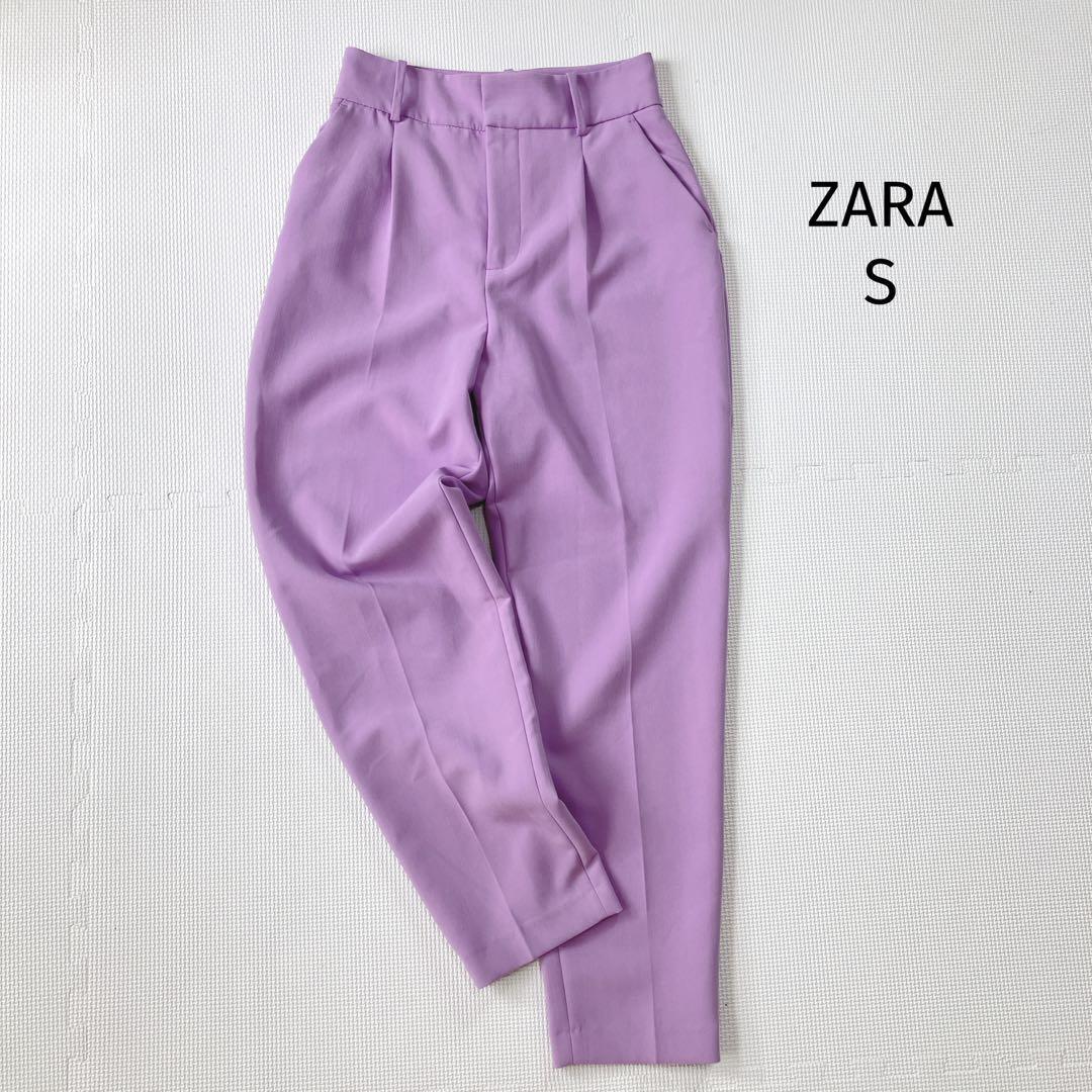 ザラ ZARA カジュアルパンツ【S】ピンク カラーパンツ拍卖