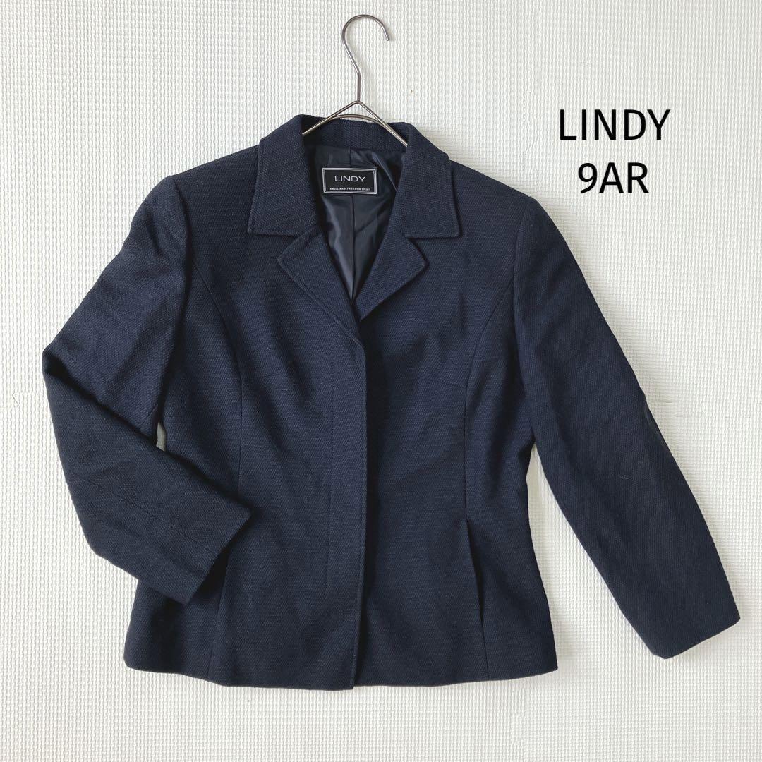 リンディ LINDY ジャケット【9AR】ツイード調 ネ イビー フォーマル拍卖