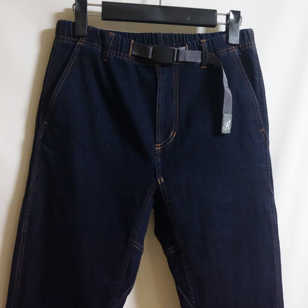 【濃紺 19F OSHMAN'S別注 gramicci グラミチ デニム ナロー リブパンツ S】GMP-19F1199-2 インディゴ ワンウォッシュ オッシュマンズ拍卖