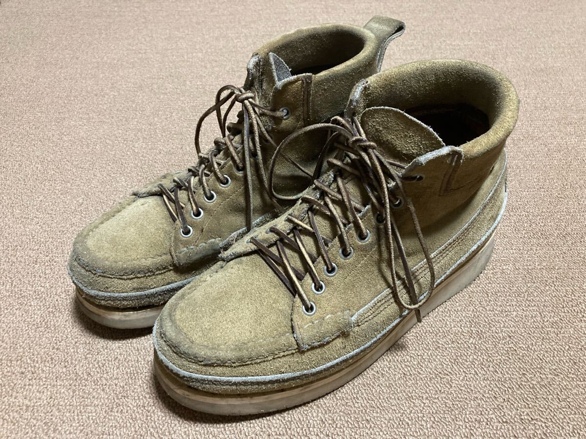 ラッセルモカシン TLC RIDERS 10E トリプルヴァンプ スエード ブーツ拍卖