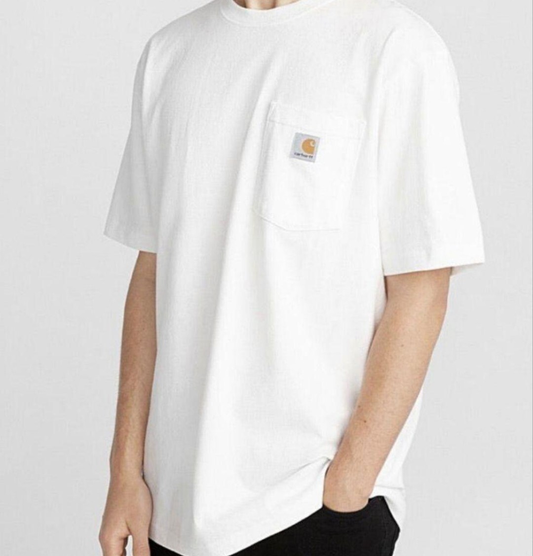 28-1【S】Carhartt カーハート 半袖ポケットTシャツ K87 ホワイト拍卖