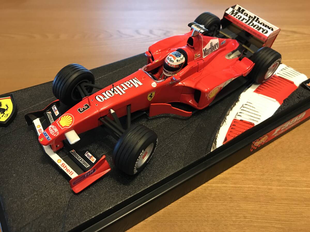 1/18 HOTWHEELS 【Marlboro】 フェラーリ F399 #3 M.シューマッハ 1999拍卖