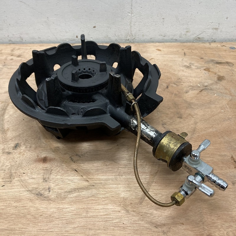 ★EF1213 | 鋳物コンロ 都市ガス W230×D370×H110mm 中古 業務用 厨房用拍卖