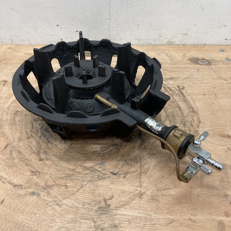 ★EF1617 | 鋳物コンロ 都市ガス W270×D420×H100mm 中古 業務用 厨房用拍卖