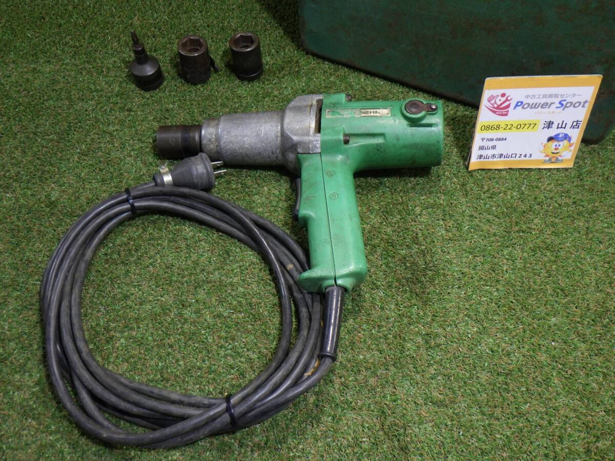 日立工機 19mm インパクトレンチ WH12Y AC100V 360W HITACHI 電動工具 DIY 中古品 250613拍卖