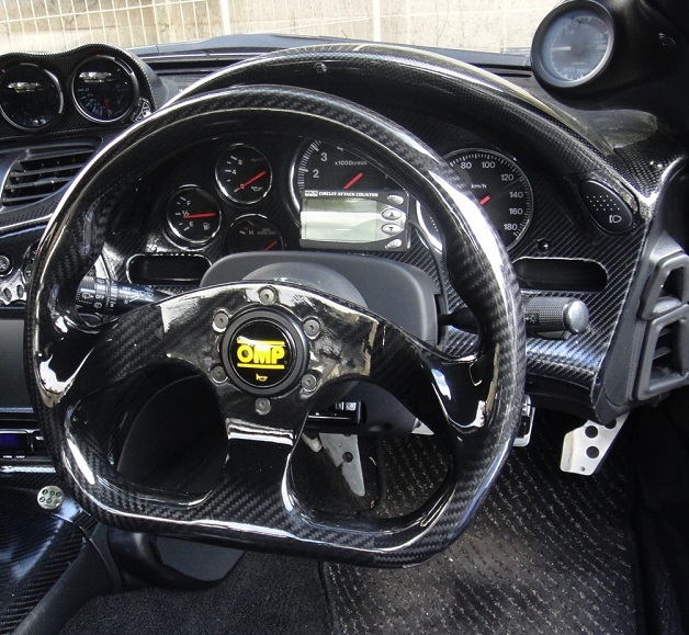 特価 軽量 本物 カーボン CFRP Dシェイプ 320mm ステアリング ホイール Dタイプ ハンドル FD3S FC3S ロードスター RX8拍卖