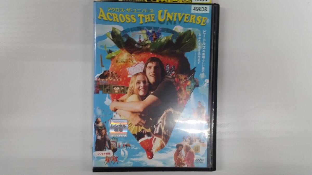 YD8417 DVD【アクロス・ザ・ユニバース】☆(出演エヴァン・レイチェル・ウッド他)☆現状渡し※ケース無し発送拍卖