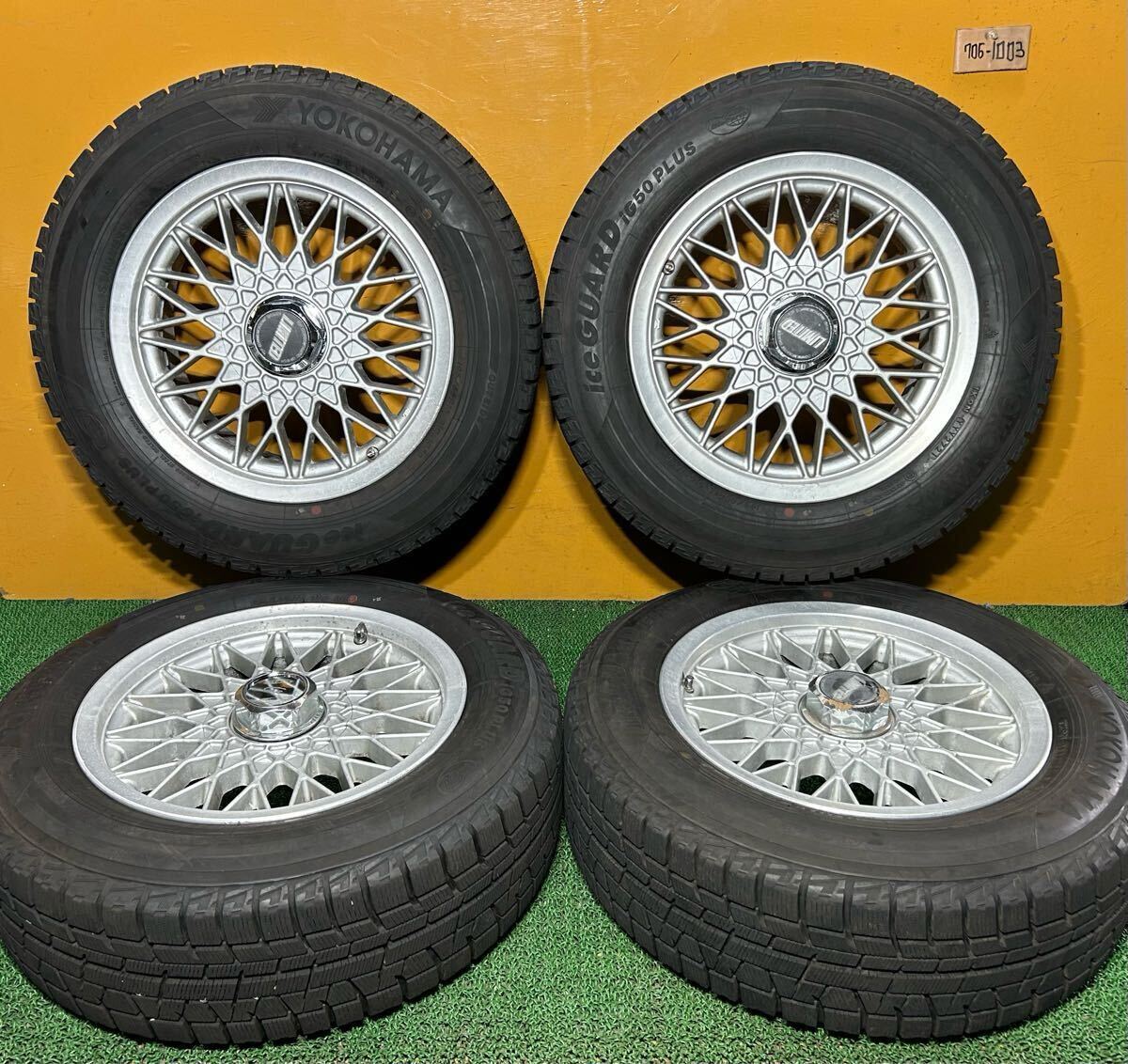 *冬用 バリ山 195/65R15 91Q IG50 YOKOHAMA ice GUARD *旧車用 WEDS LIMITED【15×6.5J +26 PCD:114.3×4H ハブ径:72mm】拍卖