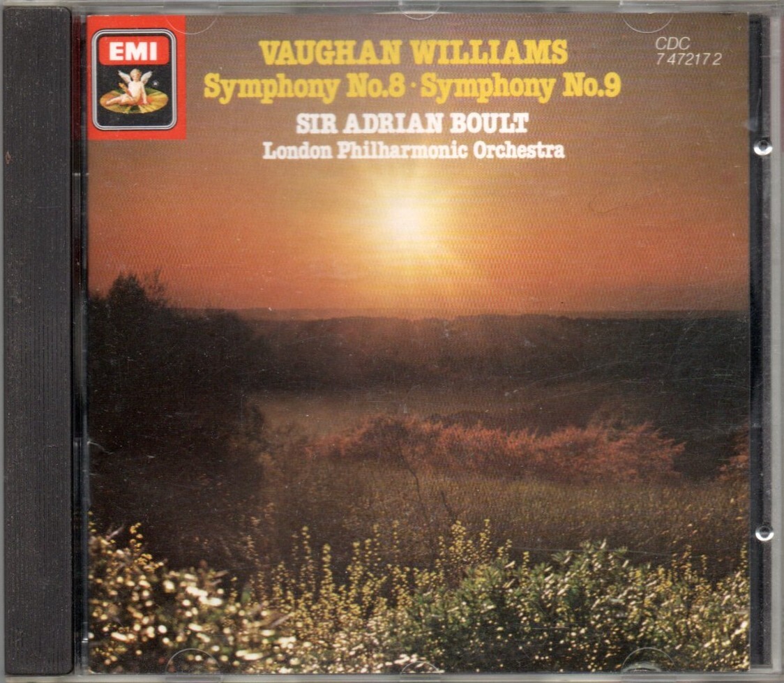 ★ヴォーン・ウィリアムズ交響曲8番9番★ボールト★UK盤 BOULT拍卖