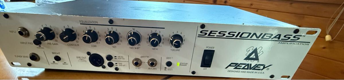 100v仕様 動作品 Peavey SESSION Bass ベースアンプ ヘッドアンプ Made in USA拍卖
