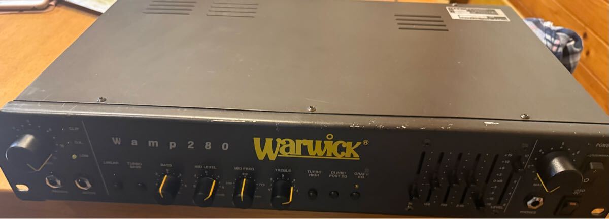 正規輸入品 100v仕様 ベースアンプ Warwick WAMP 280 ラック機材 ワーウィック拍卖