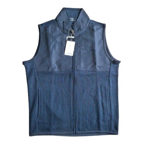 新品 SANTA BARBARA 紺 切り替え カット ベスト M メンズ 紳士 POLO & RACQUET CLUB サンタバーバラ ポロ 拍卖