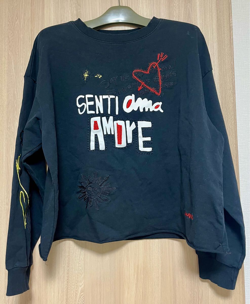 Desigual 刺繍入り トレーナー L サイズ拍卖