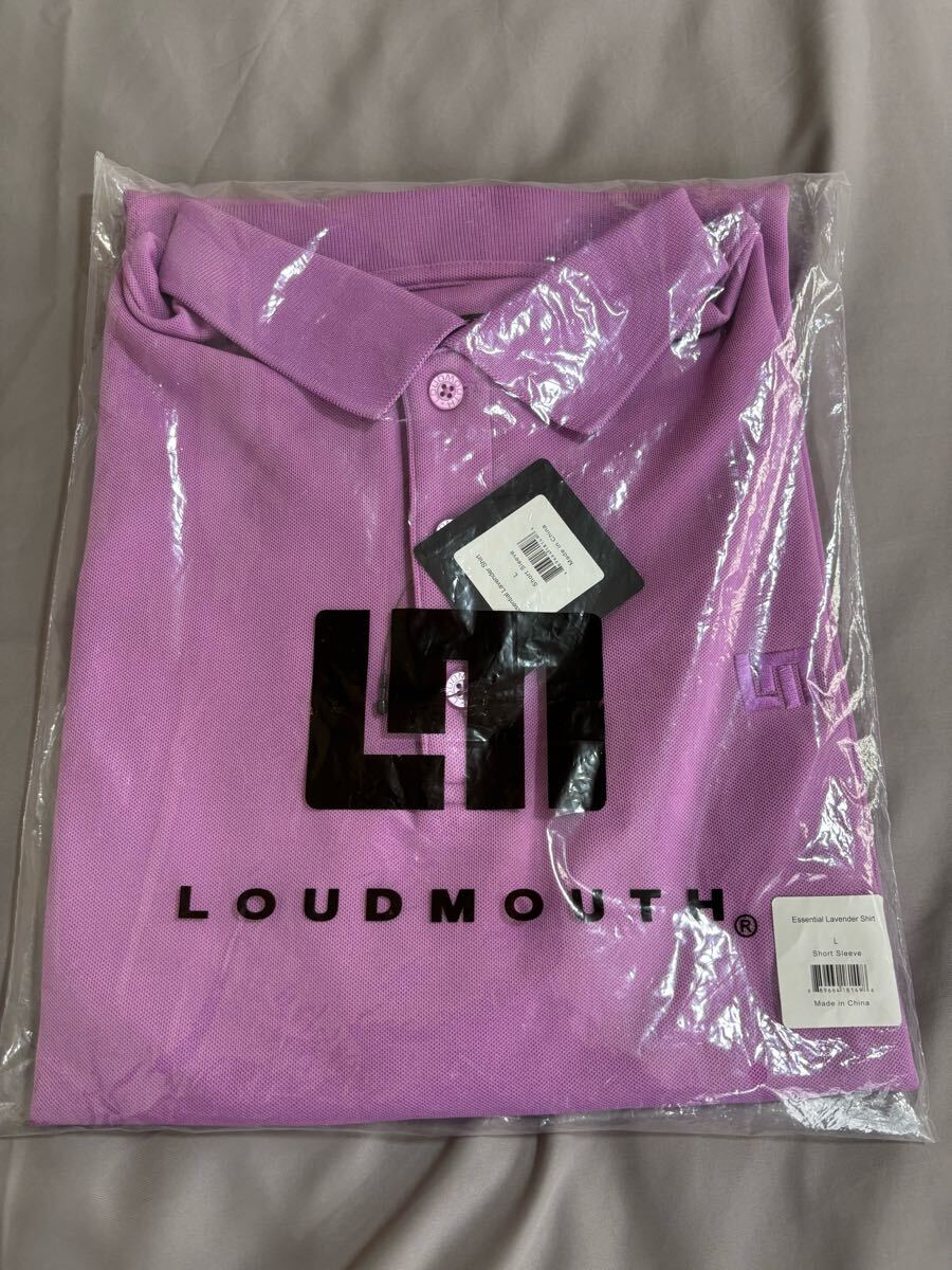 LOUDMOUTh ポロシャツ ラベンダー US L ラウドマウス拍卖