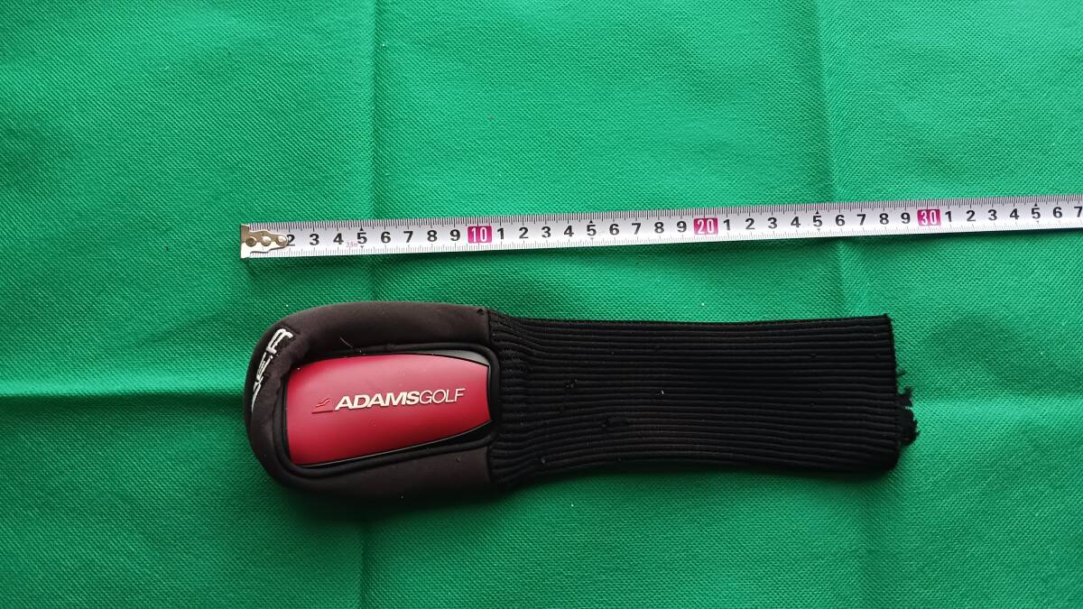 ★★アダムスゴルフ ADAMS GOLF BOXER IDEA HYBRID a3 ヘッドカバー 5W用 (黒×赤)E44拍卖