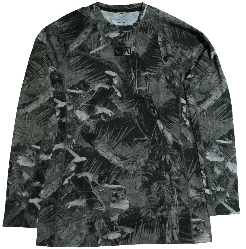 ルーカ メンズ ハワイ ラッシュガード Lサイズ UVカット ストレッチ 長袖 RVCA BE041855拍卖