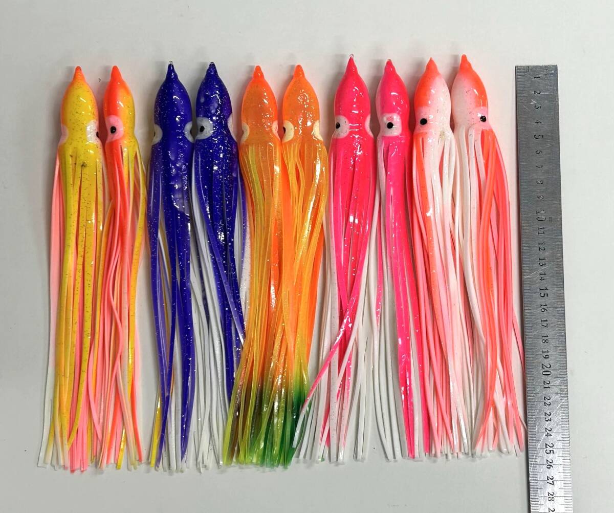 送料無料 訳あり タコベイト 25cm 5色 10本 tk25cm5c10wk拍卖