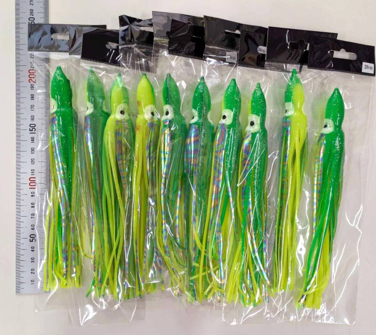 訳あり タコベイト 全長約20cm 1色 10本 tkb20cmGR10wk拍卖