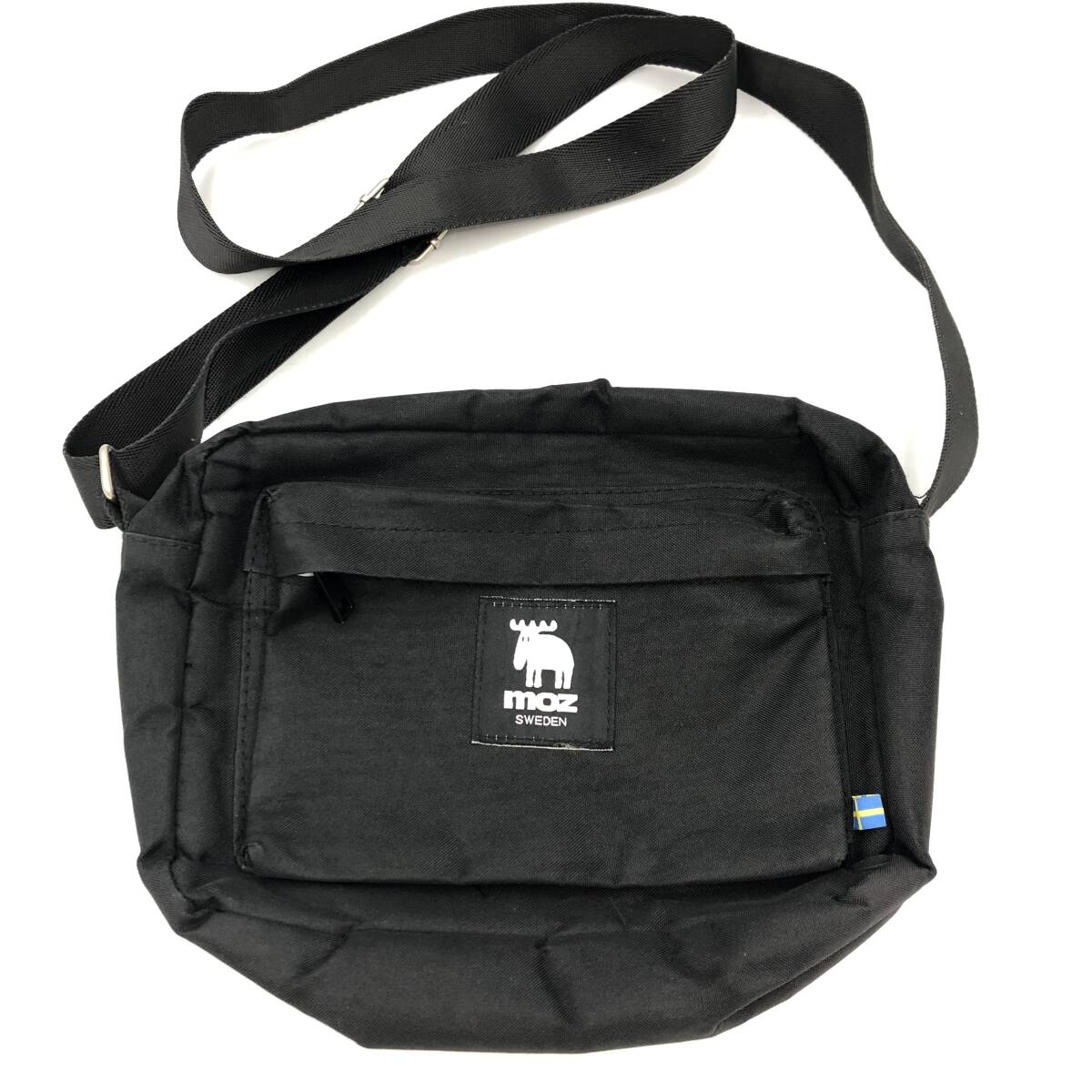 【MOZ】ショルダーバッグ ブラック系 黒 おでかけ レディース メンズ 小さいサイズ モズ SWEDEN スウェーデン拍卖