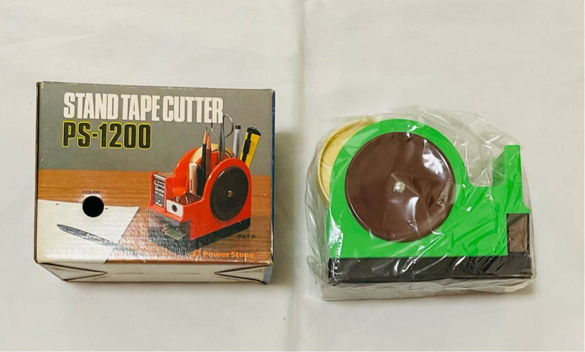 新品未使用品 コクサン パワーストーン スタンドテープカッター PS-1200 鉛筆削り付 セロハンテープ テープカッター拍卖
