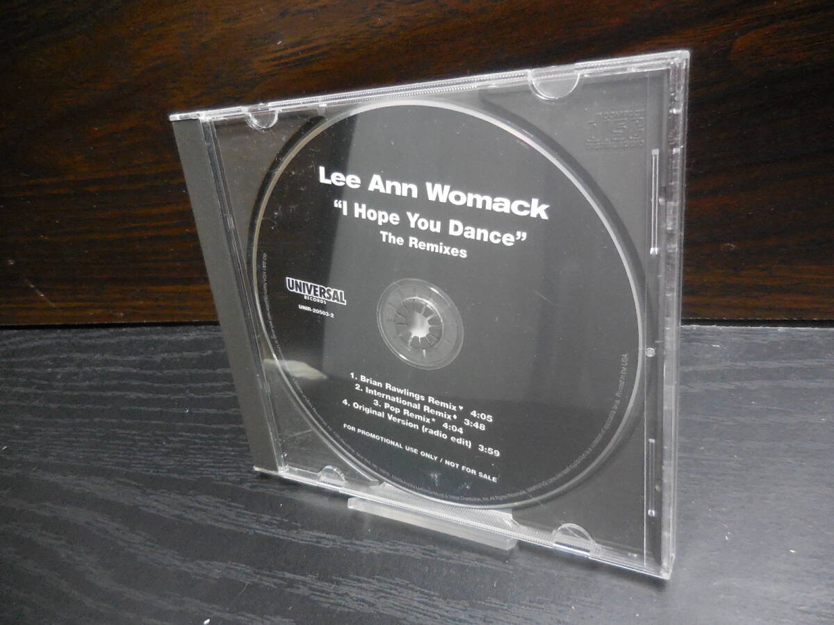 LEE ANN WOMACK リー・アン・ウーマック ''I HOPE YOU DANCE'' & REMIXES プロモ盤 非売品 プロモーションCD拍卖