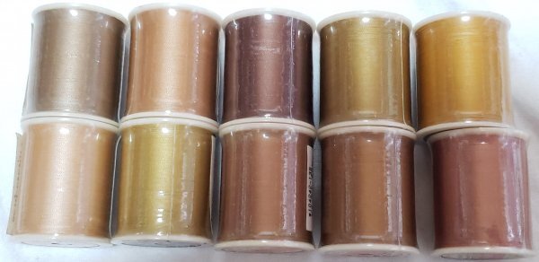 糸1635 KINKAME ビューティー ミシン糸 200m 合繊・絹・ニット・ウール用 10点 送料込み 格安!セール!拍卖