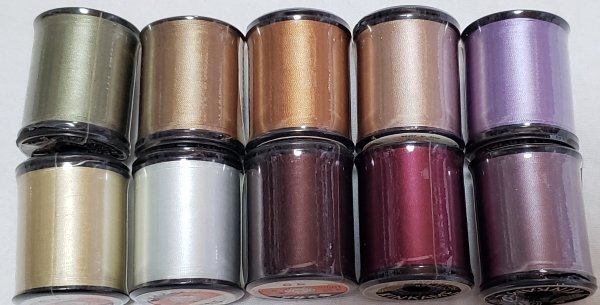 糸1654 KINKAME 絹 ミシン糸 ♯50 100m 10点 送料込み 格安!セール!拍卖