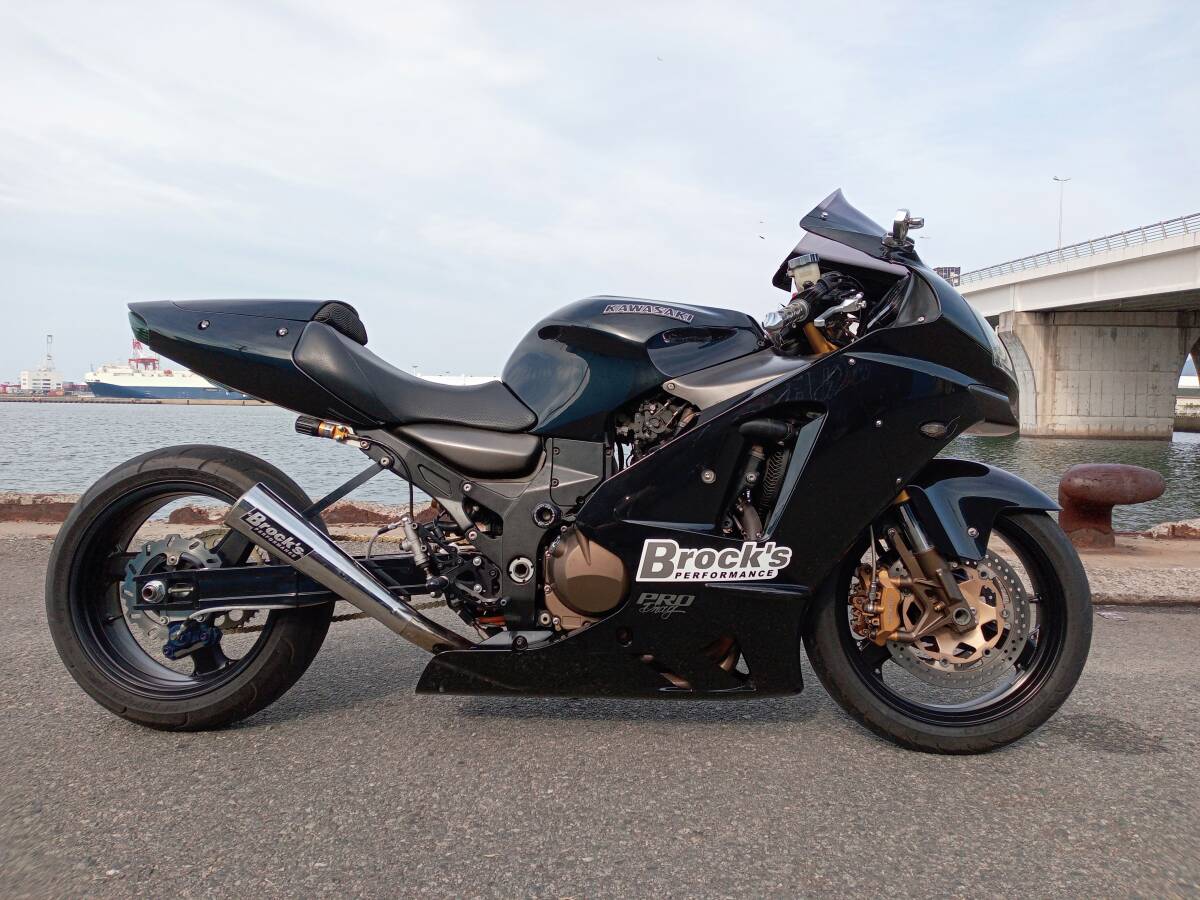 セール! ロー&ロング最高! やっぱりカッコ良い 超希少パーツ多数 ZX-12R ブロックスフルエキ付 カワサキ拍卖