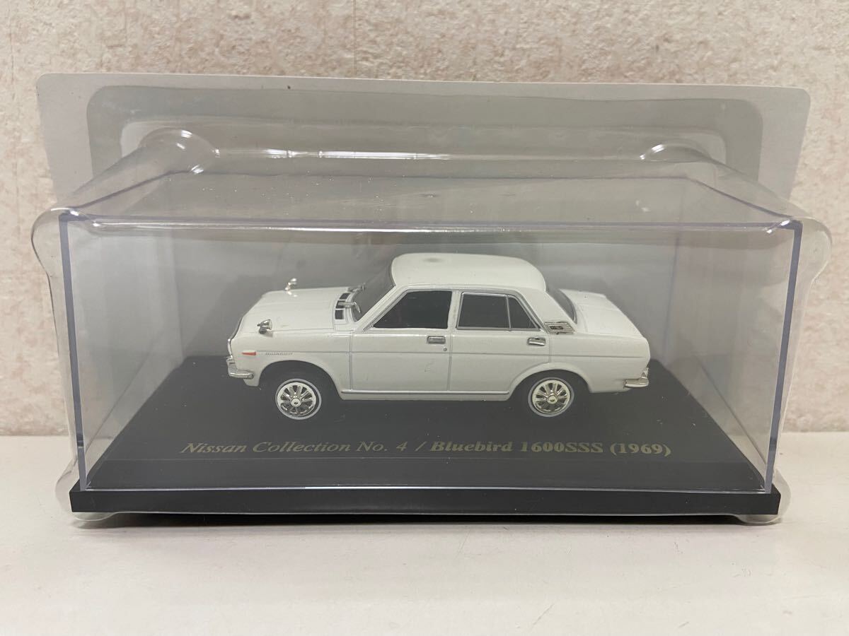アシェット 日産名車コレクション 1/43 ブルーバード 1600 SSS 1969年 ホワイト 国産名車 NISSAN Bluebird 拍卖
