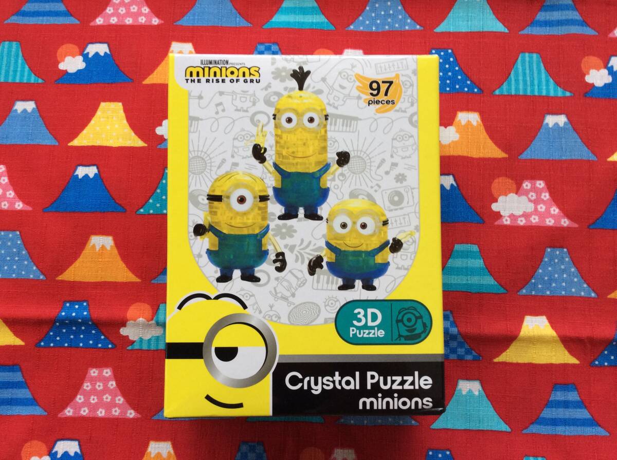 即決 未使用ミニオンズ 3Dクリスタルパズル ヨドバシカメラマルチメディア甲府購入 外箱の角にダメージ有り 定形外込 拍卖