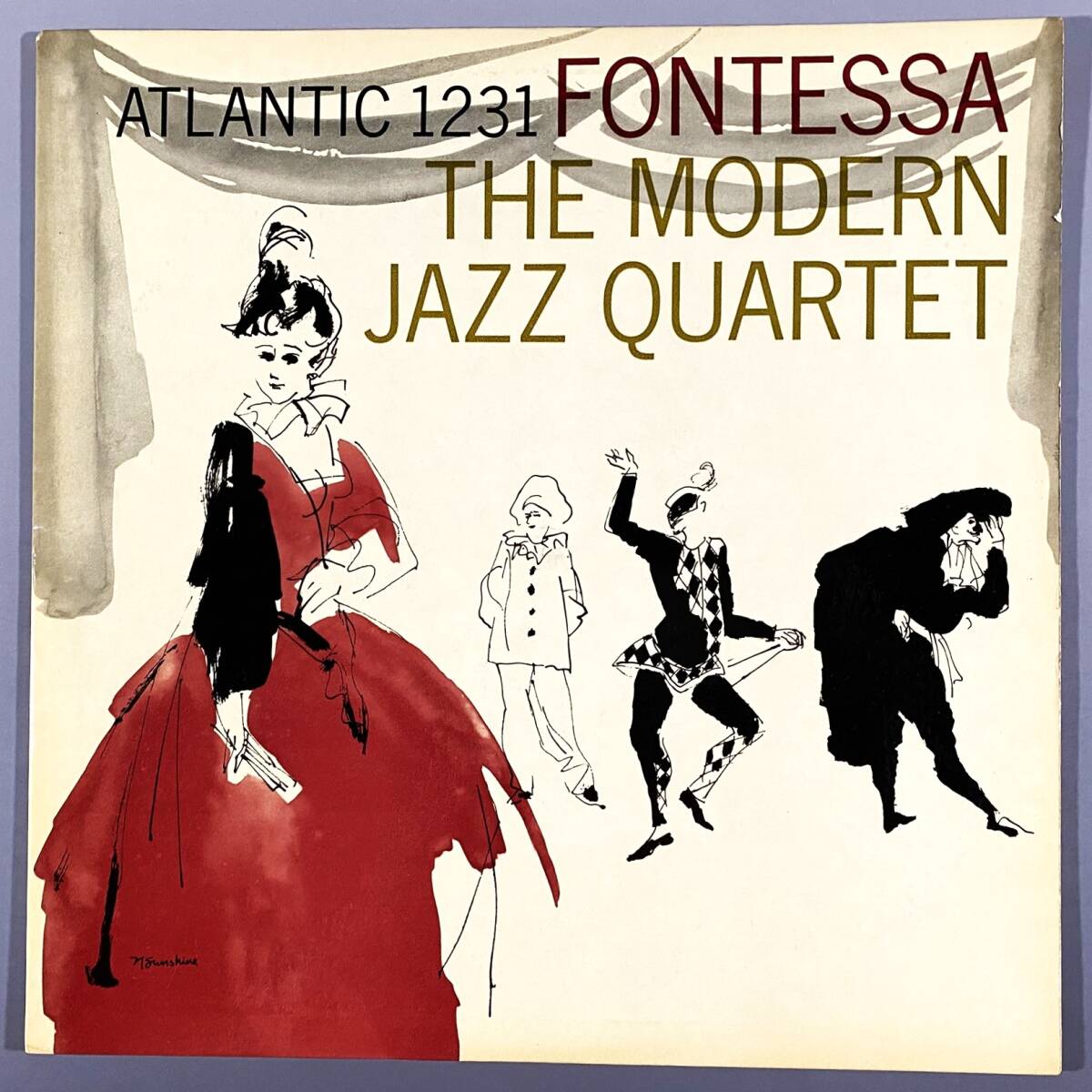★特別価格【USオリジMONO/黒銀ラベル/深溝】ザ・モダン・ジャズ・カルテット『Fontessa』 The Modern Jazz Quartet レコード【LP補償付V】拍卖