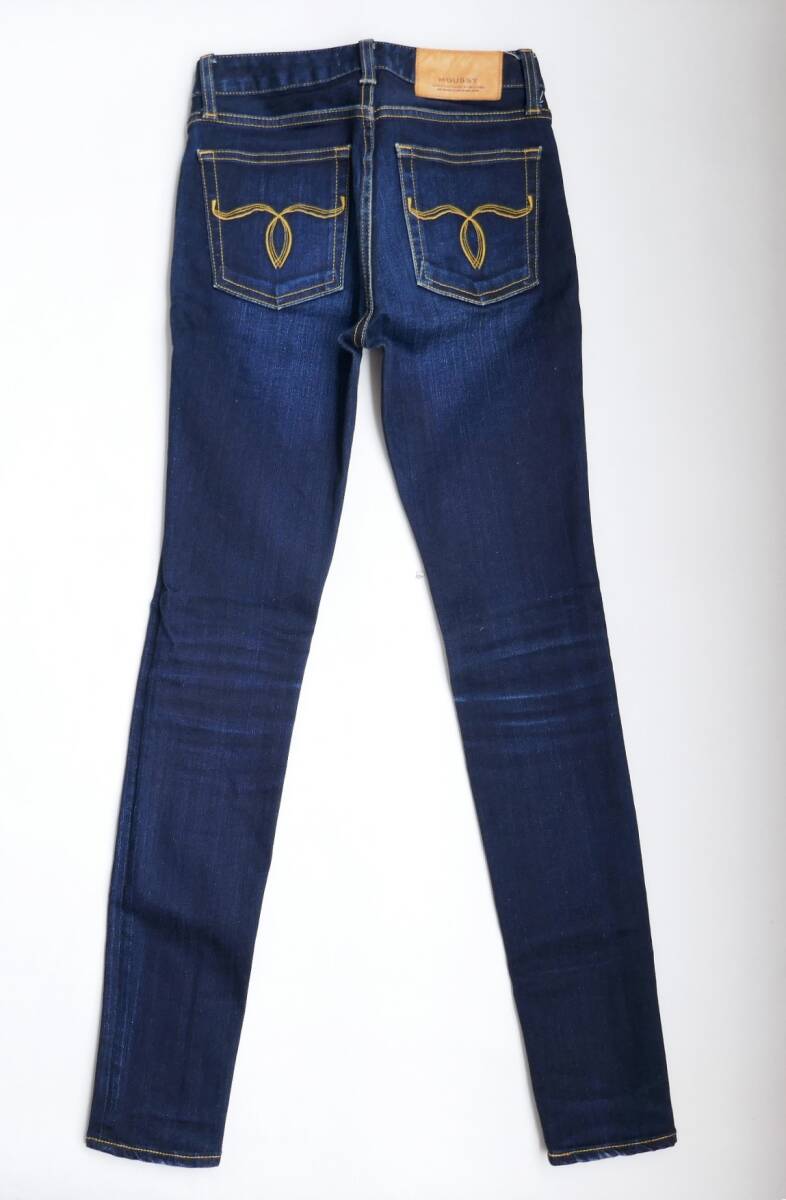 マウジー moussy WF Rebirth embroidery SKINNY ジーンズ 23インチ拍卖