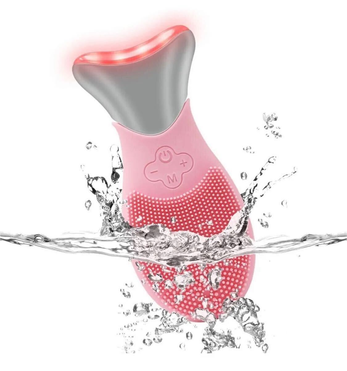 電動洗顔ブラシ【2025最新デザイン】美顔器 リフトアップ 洗顔器 毛穴洗浄 ネックケア IPX7完全防水拍卖