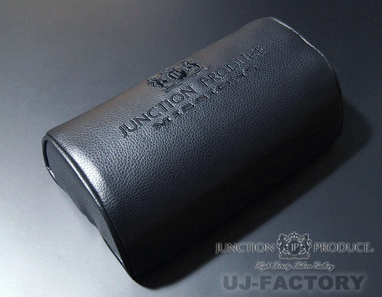 ★ジャンクション プロデュース★ネックパッド(ネックピロー)★ブラックレザー&刺繍カラー・ブラック拍卖