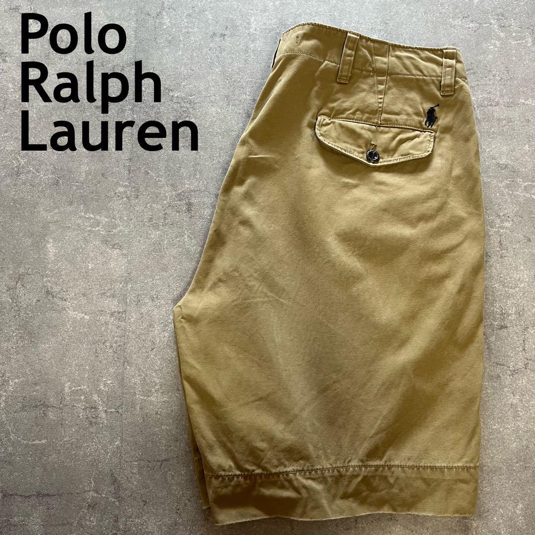 Polo Ralph Lauren 90sショートパンツ サイズ34 ベージュ拍卖