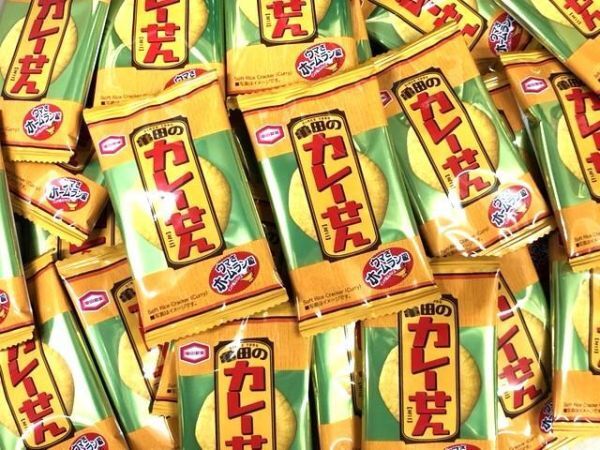 送料無料 亀田製菓 カレーせんミニ 30個セット 便利な個包装(#^^#) b拍卖