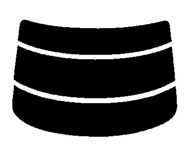 ダークスモーク 13% 極厚 2層構造フィルム リヤガラスのみ マークX GRX120・GRX121・GRX125 カット済みカーフィルム拍卖