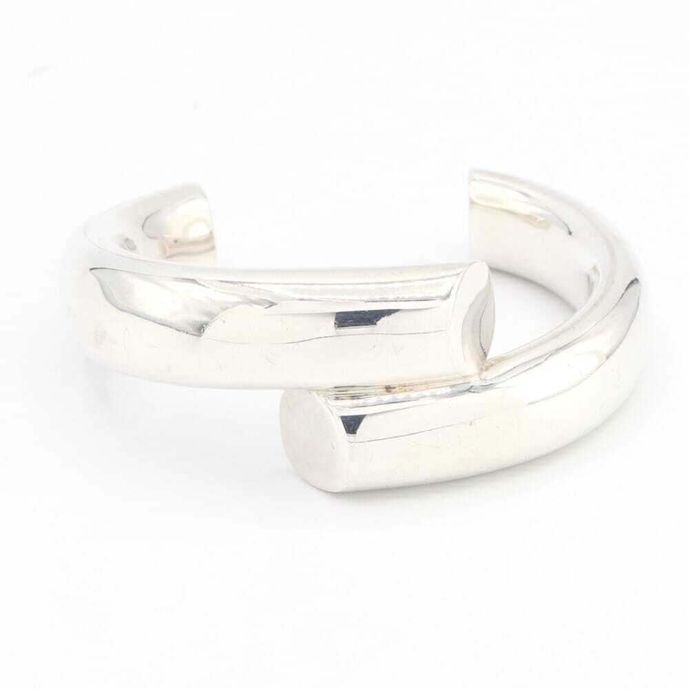 ティファニー バングル オーバーラップ オープン カフ SV スターリングシルバー925 中古 アクセサリー ブレスレット 腕輪拍卖