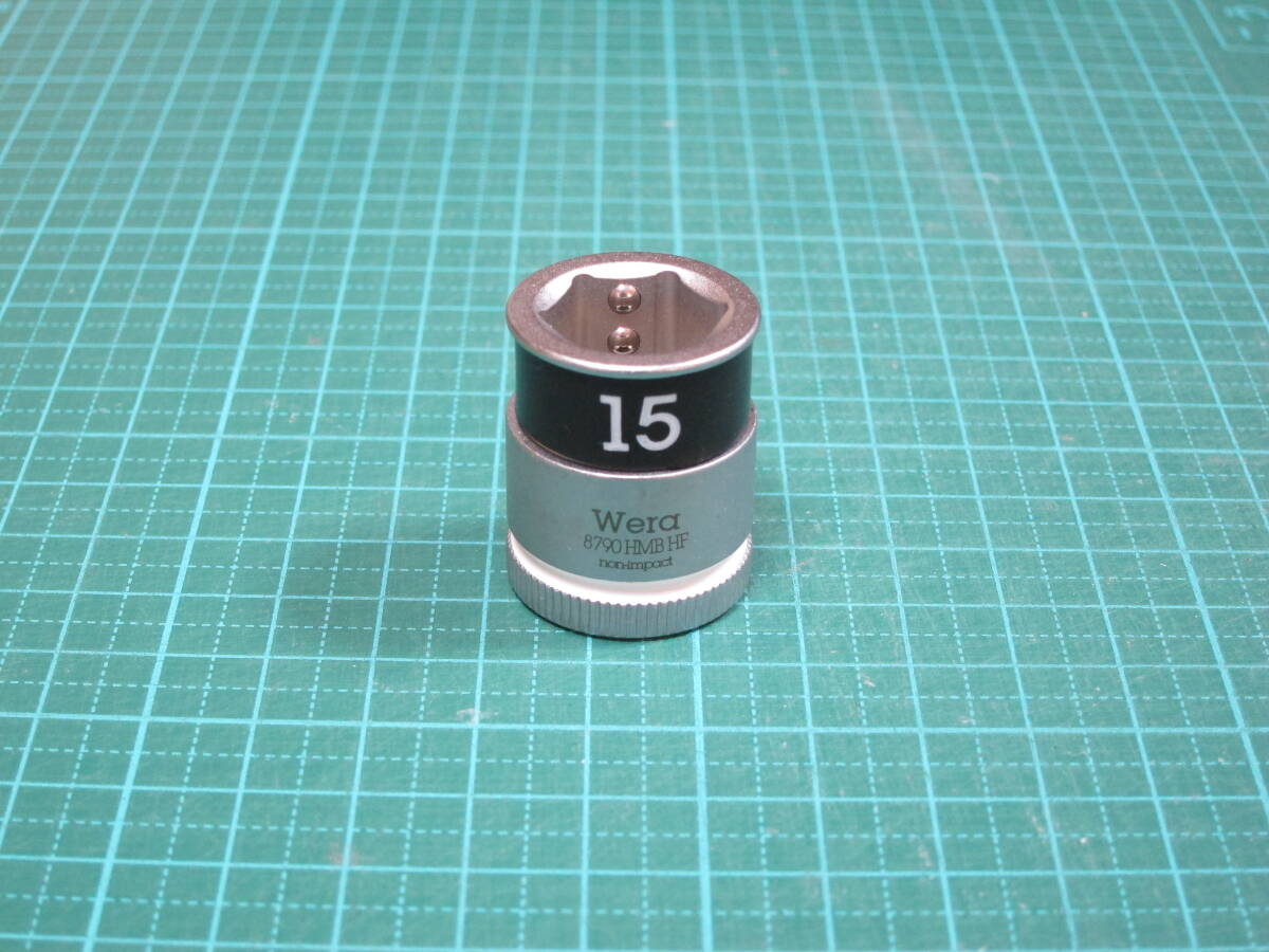 WERA ヴェラ 3/8"六角ソケットHF仕様 8790 HMB HF 15,0 15,0 (型番:05003749001) 9.53 ㎜拍卖